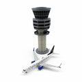 Brussels Airport tower model