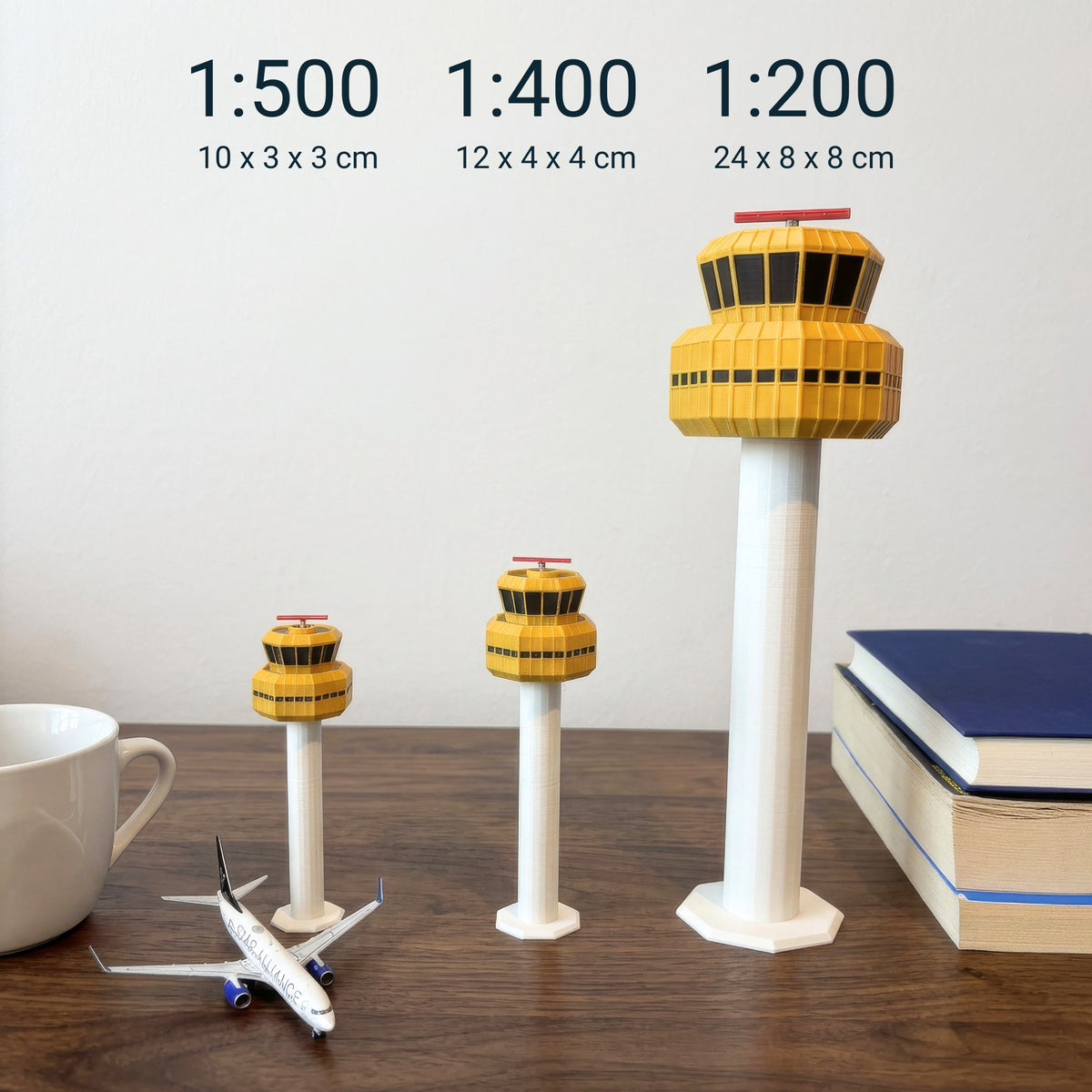 Hamburg Flughafen Tower Modell