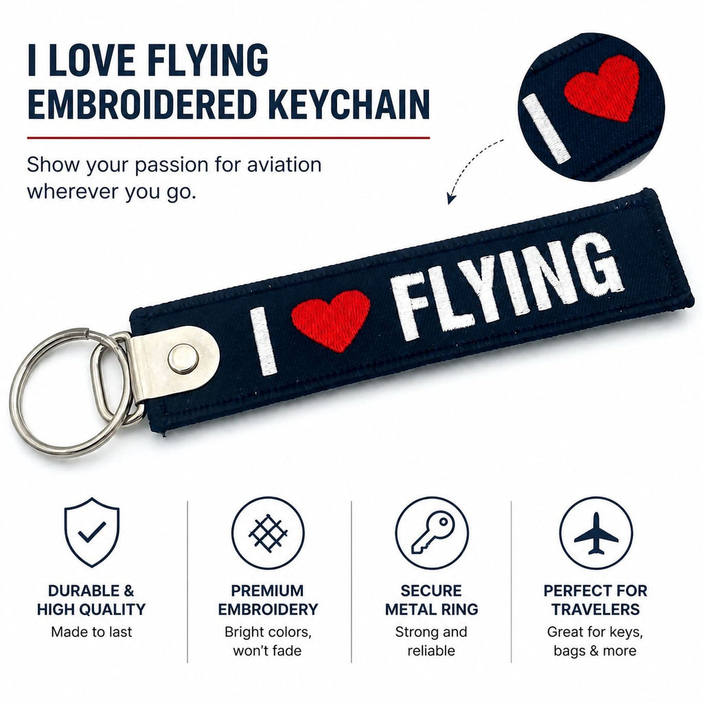 I Love Flying - Schlüsselanhänger