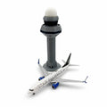 Warsaw Airport tower model