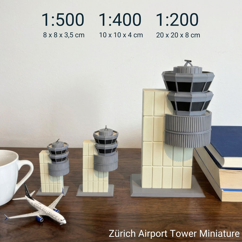 Zürich Flughafen Tower Modell