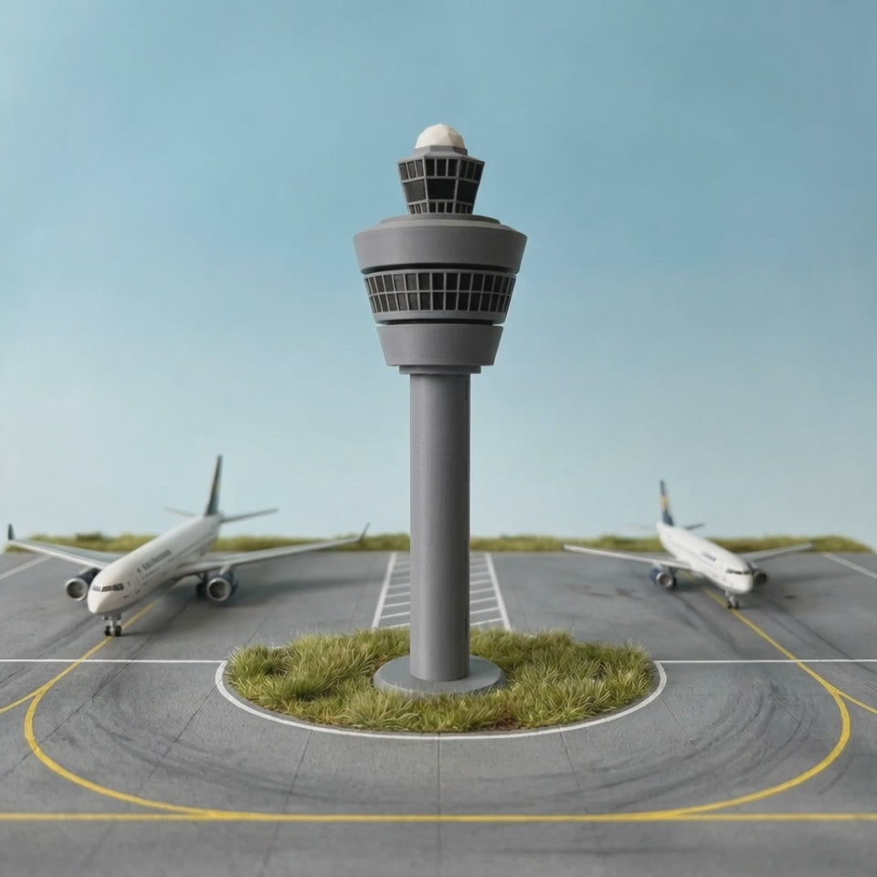 Amsterdam Schiphol Airport tower model