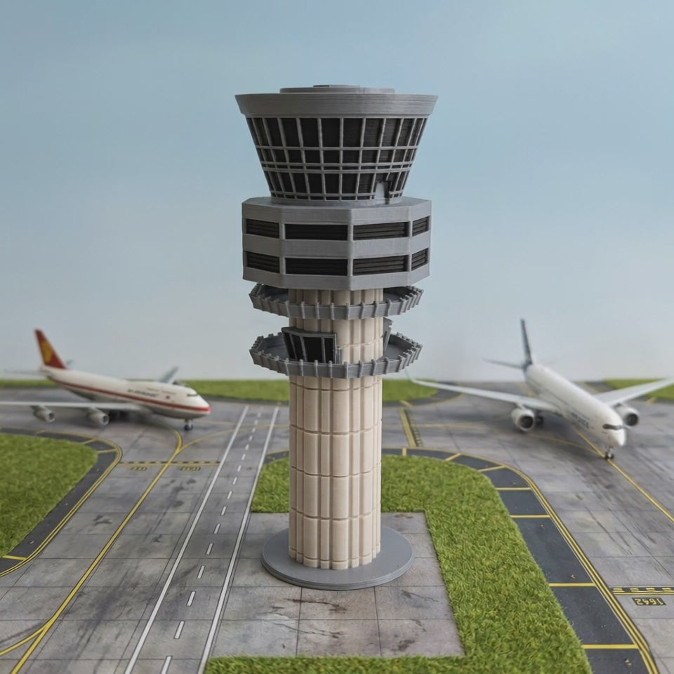Brussels Airport tower model